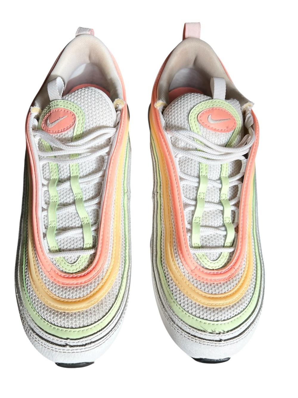 Nike Air Max 97 Essential "White Melon Mint Volt" women's sneakers - Picture 7 of 12